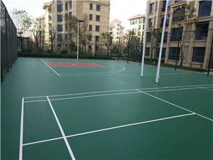 硅pu籃球場